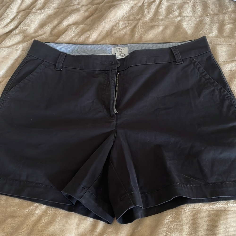 Crown and Ivy black shorts